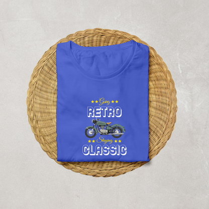 Going Retro Staying Classic Half Sleeve T-Shirt