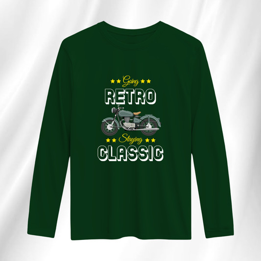 Going Retro Staying Classic Full Sleeve T-Shirt