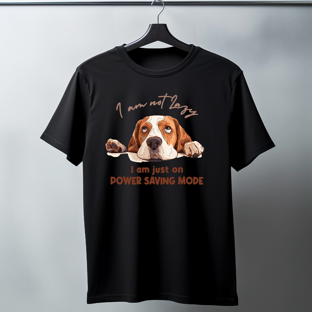 I Am Not Lazy Half Sleeve T-Shirt