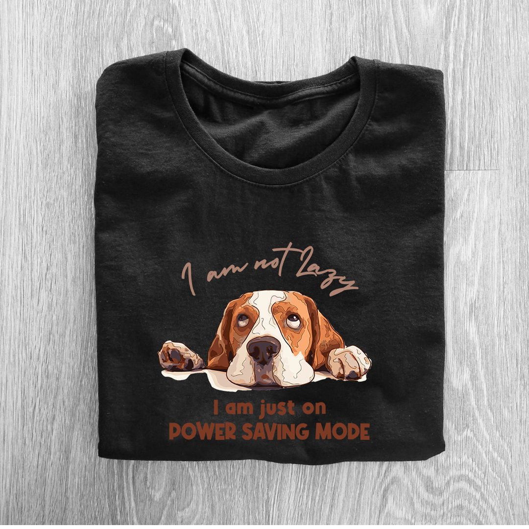 I Am Not Lazy Half Sleeve T-Shirt