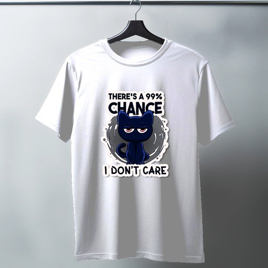 I Dont Care Half Sleeve T-Shirt