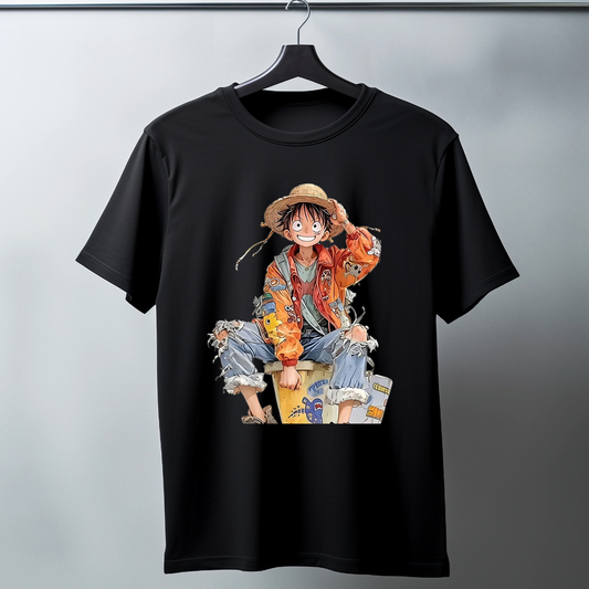 Luffy Art Half Sleeve T-Shirt