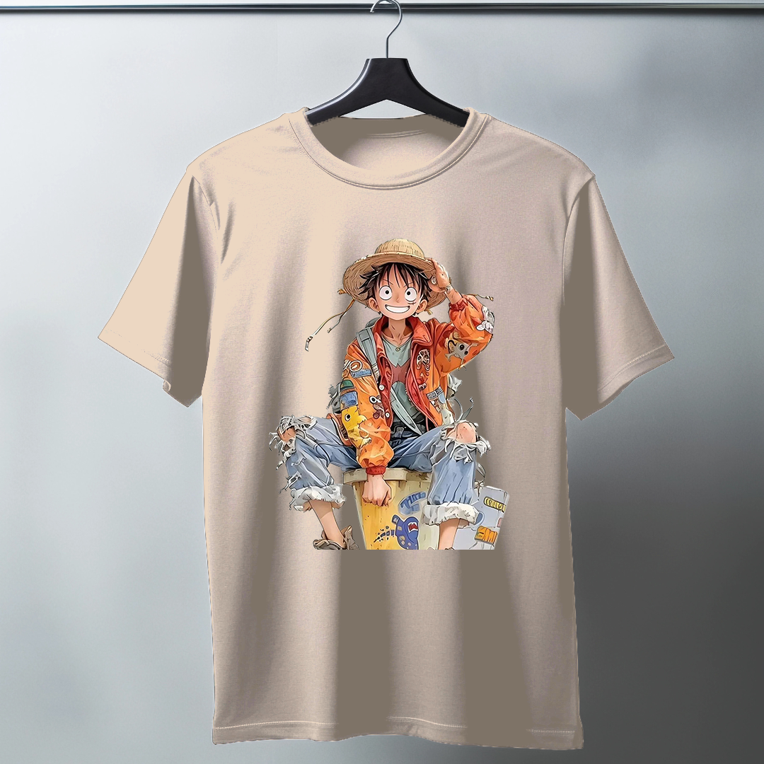 Luffy Art Half Sleeve T-Shirt