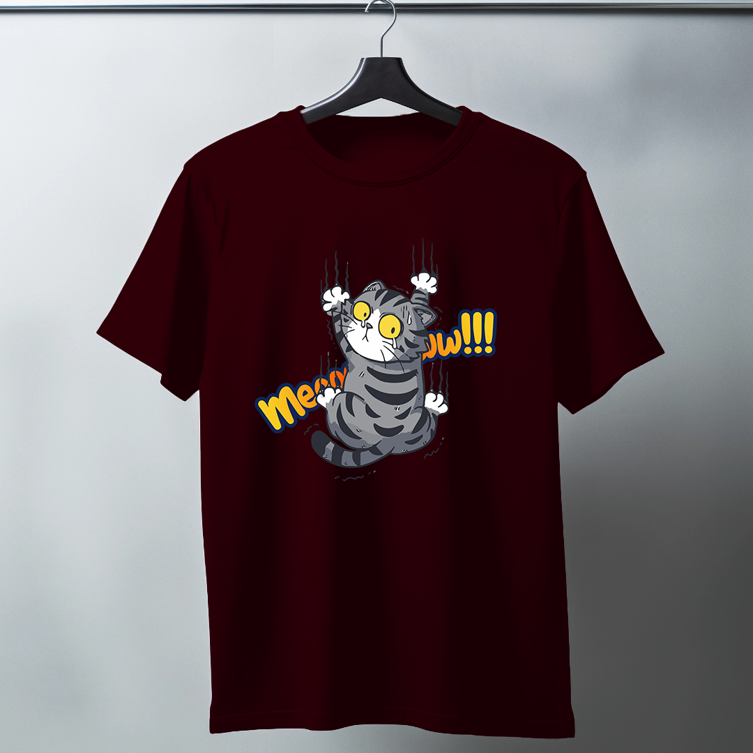Meooow Half Sleeve T-Shirt