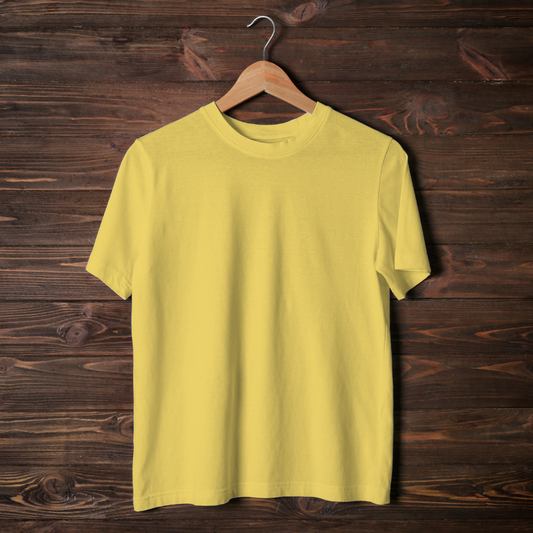 Golden Yellow Half Sleeve T-Shirt
