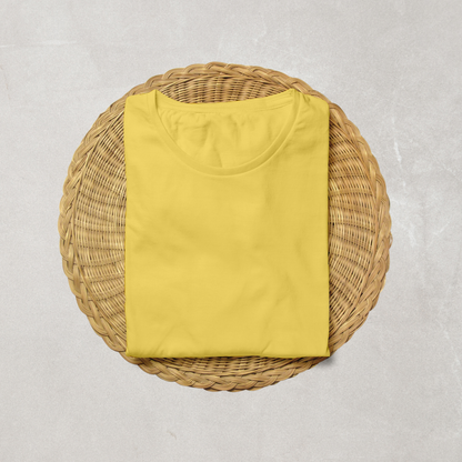 Golden Yellow Half Sleeve T-Shirt