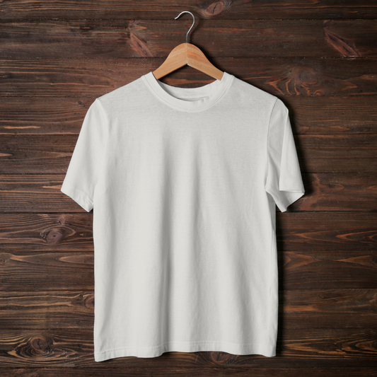 Grey Melange Half Sleeve T-Shirt