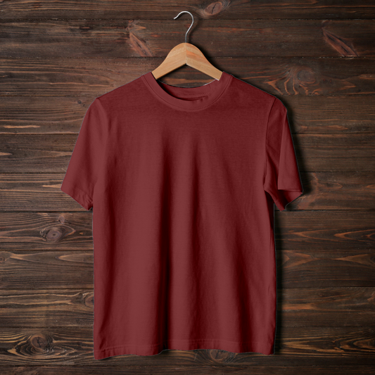 Maroon Half Sleeve T-Shirt
