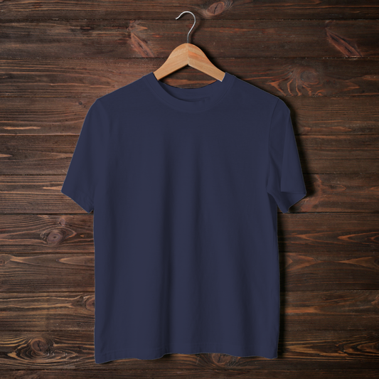 Navy Blue Half Sleeve T-Shirt