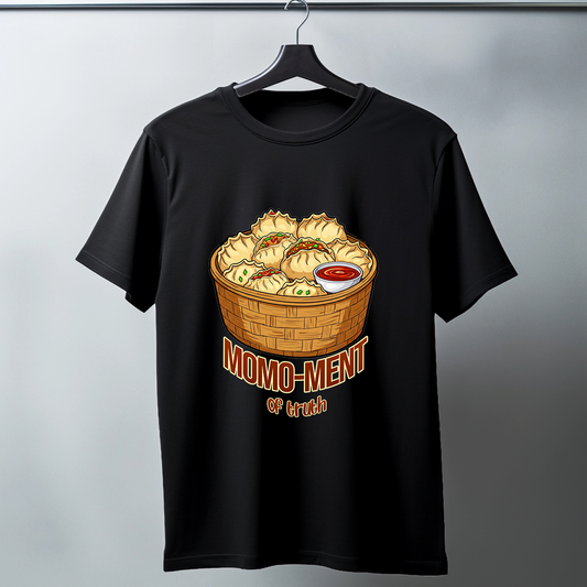 Momo-ment Of Truth Half Sleeve T-Shirt