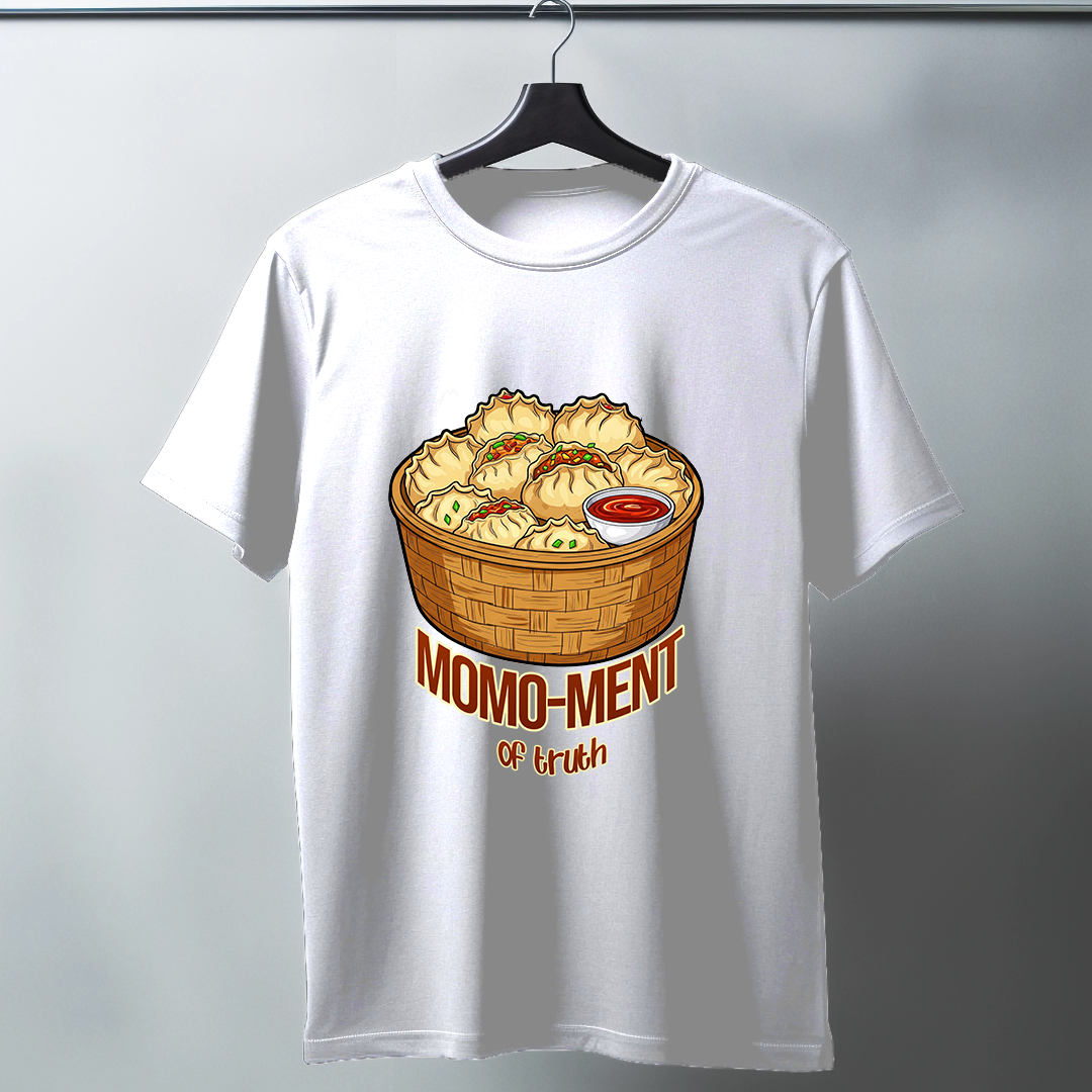 Momo-ment Of Truth Half Sleeve T-Shirt