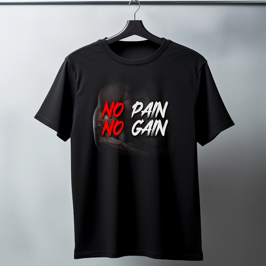 No Pain No Gain Half Sleeve T-Shirt