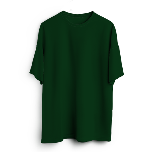 Bottle Green Oversized T-Shirt