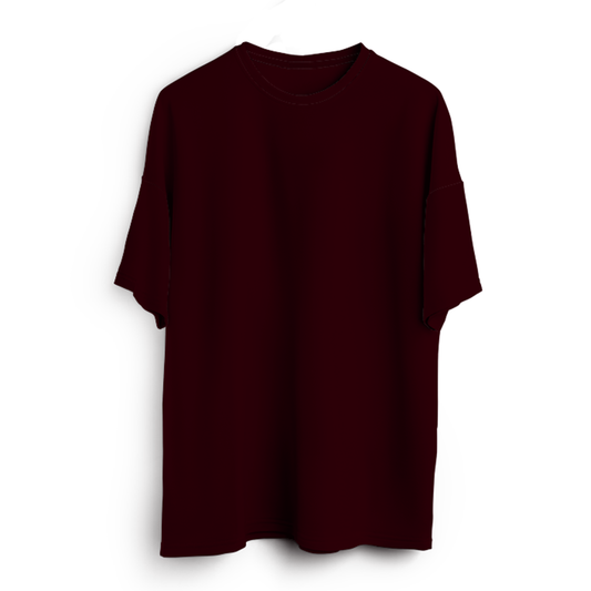 Maroon Oversized T-Shirt