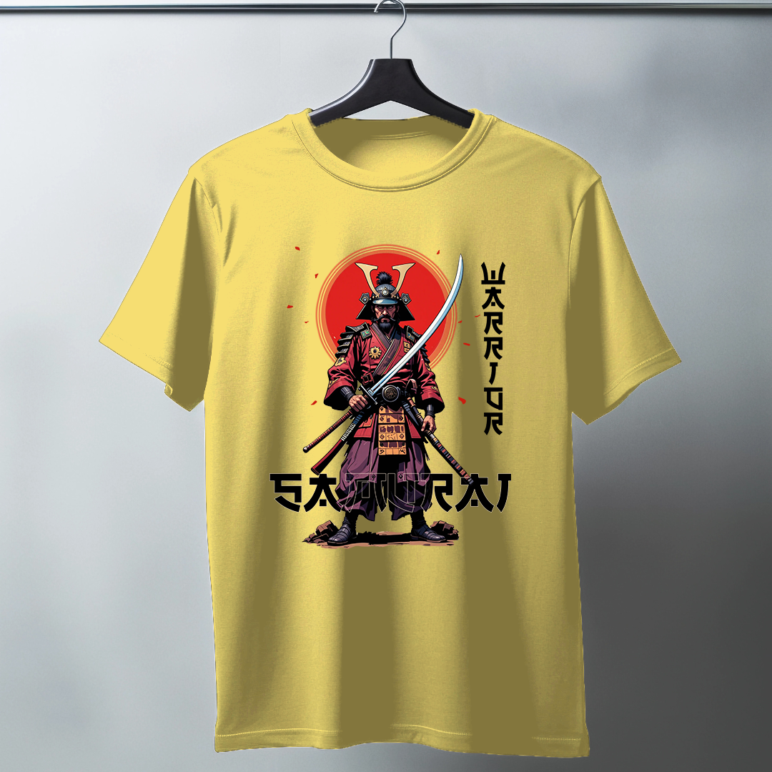 Samurai Art Half Sleeve T-Shirt