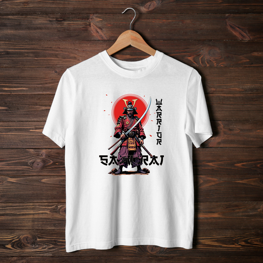 Samurai Art Half Sleeve T-Shirt