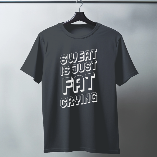 Sweat Is Just Fat Crying Half Sleeve T-Shirt v2