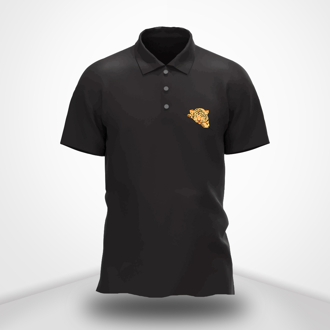 Tiger Cub Polo Neck Half Sleeve T-Shirt