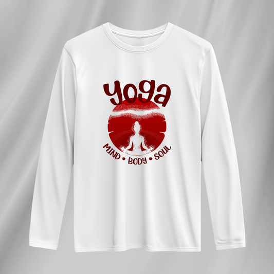 Yoga Mind Body Soul Full Sleeve T-Shirt