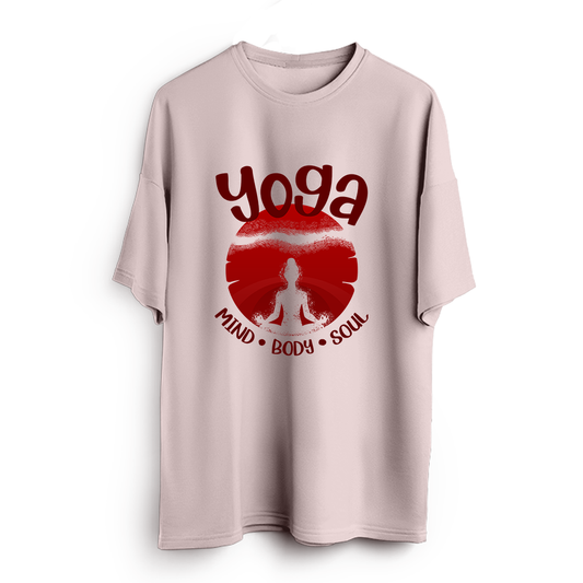 Yoga Mind Body Soul Oversized T-Shirt